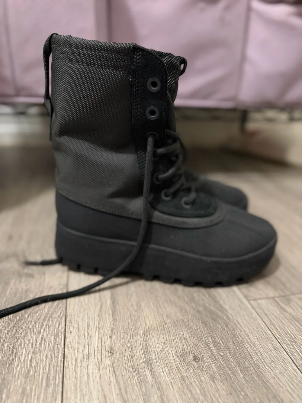 Yeezy 950 black pirate boots